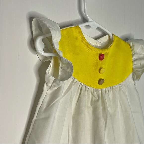 70s Sears Toddler Blouse Flutter Sleeves Babydoll 2T - Picture 4 of 10